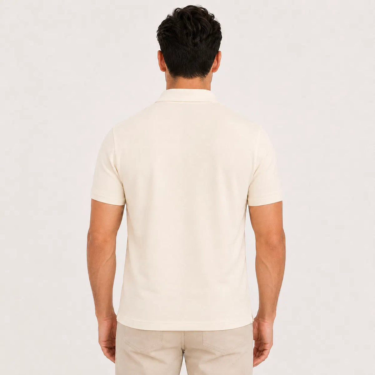 Modern Stripe Detail Polo